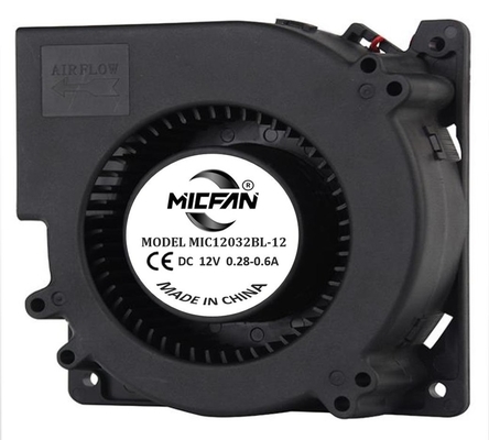 High CFM 120*120*32mm DC Centrifugal Wholesale 12cm Saving Power Fan Low Noise Brushless Blower Ball Bearing 12v/24v